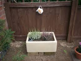 We Have 2 Belfast Sink Waiting To Be Planted Perhaps One With Herbs Belfast Sink Herb Garden Belfast Sink Planter Belfast Sink