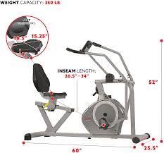 Recumbent bike with arm exerciser. Buy Sunny Health Fitness Magnetic Recumbent Exercise Bike 350lb High Weight Capacity Cross Training Arm Exercisers Monitor Pulse Rate Monitoring Sf Rb4708 Online In Turkey B072jhyqgc