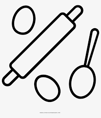 Cooking verbs display poster teacher kitchen utensils worksheets. Cooking Utensils Coloring Page Microscope Line Icon 1000x1000 Png Download Pngkit