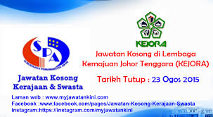 Senarai kerjaya pilihan negeri johor, kedah, kelantan, melaka, negeri. Jawatan Kosong Di Lembaga Kemajuan Johor Tenggara Kejora 23 Ogos 2015 Appjawatan Malaysia