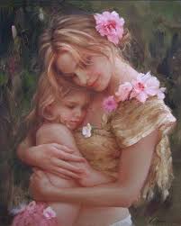 Mark Arian 1947 Romantic Realist Painter Mothers Love Mother Art