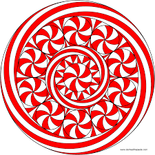 The sheet helps children to learn about a unique animal species. Peppermint Mandala Candy Cane Coloring Page Mandala Peppermint
