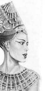 These images usually include her face, her crown, and an ancient egyptian necklace around her neck. Queen Nefertiti Tattoo Rihanna
