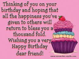 Happy Birthday Wishes, Quotes, Sayings and Messages for a Friend ... via Relatably.com
