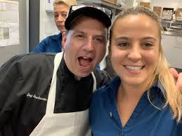 Dining in Half Moon Bay with friends