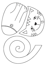kedi yapimi okuloncesitr preschool kindergarten kedi aplike sablonlari desenler