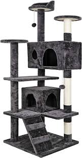 Great savings & free delivery / collection on many items. Amazon Com Nova Microdermabrasion 53 Inches Multi Level Cat Tree Stand House Furniture Kittens Activity Tower With Scratching Posts Kitty Pet Play House Grey Pet Supplies