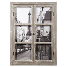 Tableau Fenetre Tour Eiffel 57x79 Alte Fenster Holzbilder Alte Fenster Dekorieren
