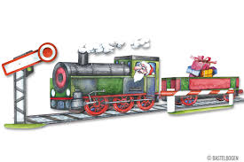 Bastelbögen und papiermodelle for free. Bastelvorlage Eisenbahn Kribbelbunt