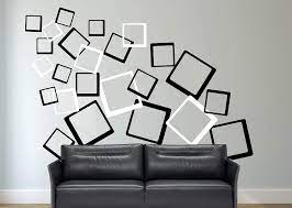 Trendy walls helps you decorate your home easily with creative wall art. Amazon Com Square Pattern Decals Peel And Stick Application Modern Wall Stickers Trendy Wall Stickers Square Shapes Wall Decals Wall Decor Handmade