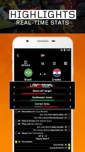 This is their official app and it's extremely fast, as far as push notifications go at least. Get Live Score Mg Android App Sport Live Scores