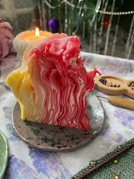 РЕЦЕПТ БЛИННЫЙ ТОРТ «РОЗА» Блины (13 шт, диаметр 23 см): Яйцо - 3 шт. Соль  - ¼ ч.л. Сахар - 3 ст.л. Молоко - 500 мл. Мука - 200 гр. Разрыхлитель -