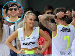 • @si_swimsuit cover model • on camera host @wipeout • advocate for self tom brady got a gronk question from @camillekostek, who's working for entertainment tonight: Rob Gronkowski S Gf Camille Kostek Hanging With Ryan Phillippe