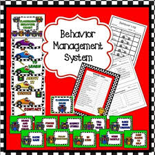 Behavior Chart Race Car Theme