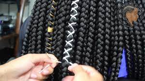 Gather up a section of hair at the crown of your head. Dipping The Ends Adding String Youtube