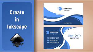 Need business cards that work? Inkscape Speed Art Design Business Card Youtube