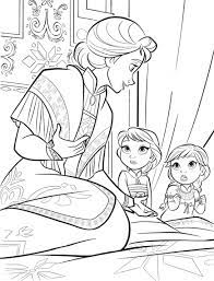 Fcbaw35 frozen clipart black and white today 1587914349. Frozen 2 Coloring Page Baby Elsa And Anna With Mother Queen Iduna Elsa Coloring Pages Disney Princess Coloring Pages Princess Coloring Pages