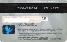 College or university pursuing one of the following degrees: Bank Card Volkswagen Bank Volkswagen Bank Polska S A Poland Col Pl Ve 0073 01