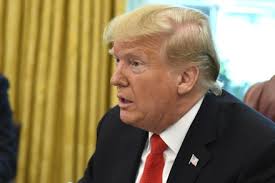 President Donald Trump Makes Remarks During Editorial Stock Photo