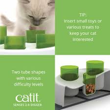 Slow feeder cat bowl ✅. Senses 2 0 Digger Interactive Cat Feeding Toy Catit Uk