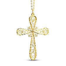 Italian gold cross pendant in 14k gold $600.00 sale $300.00. Italian Cross Necklace 14k Yellow Gold 18 Kay