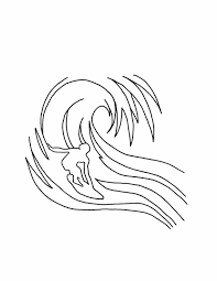 Surfing Ocean Waves Line Art Minimalist Wall Art Drawing Etsy