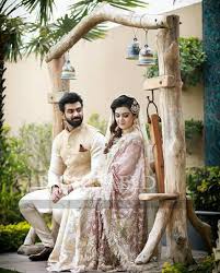 Engagement Couple Bridal Style Nikah Ceremony Asian Outfits
