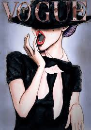 A Painting Of Fashion Illustration I Ll Be Adding Above My Chair Area To Add Something On The Wall To B Shopping Art Fashion Art Illustration Fashion Painting