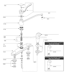 moen kitchen sink faucet parts diagram