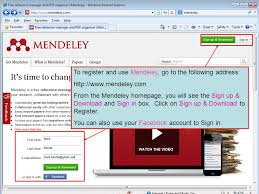 How to obtain, set up, and use mendeley to manage citations. Free Install Mendeley