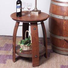 2 Day Barrel End Table Wine Barrel Furniture Wine Barrel End Table Wine Furniture