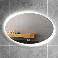 Trouvez votre miroir de salle de bain dans notre gamme très complète: Miroir Eclairant Led Ovale 100x70 Cm Eclipse