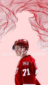 pin by krystin on dylan larkin red wings hockey detroit