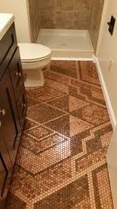 Image Result For Bathroom Floor Pennies Penny Floor Designs Penny Floor Floor Design