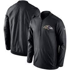 Baltimore Ravens Nike Sideline Lockdown Performance Half Zip Pullover Jacket Black Pullover Jacket Half Zip Pullover Half Zip Jacket