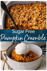 When it comes to holiday events. Super Easy Pumpkin Crumble Perfect For Thanksgiving Featuring Stevia In The Raw Sugar Free Pumpkin Dessert Sugar Free Pumpkin Pie Diabetic Desserts Sugar Free