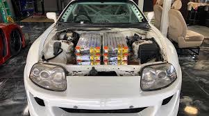 Finished in a fresh coat of toyota 202 black onyx, this mk4 is truly a looker. Motor Replacement Tesla Electric Drive In A Toyota Supra Jza80