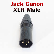 JACK CANO XLR MALE 3 PIN di Audio Kabel Store