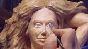 This lovely mermaid (jasmine) wall hanging is carved from wood, then painted and decorated with glass beads, tiles, real. Woodcarving A Mermaid Youtube