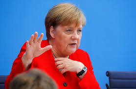 Merkel and trump spoke by telephone on saturday about nato, the situation in the middle east trump accepted merkel's invitation to attend a summit of g20 industrialized countries in hamburg in. Germany S Merkel Feels Solidarity With Congresswomen Trump Attacked Pbs Newshour