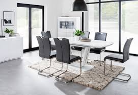 (pictured) partition between living room and dining room. Lazzaro Ext Dining Table George Street Furnishers