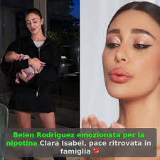 Sarai una zia molto presente con Clara Isabel” 💖 Belen Rodriguez apre il  cuore e racconta il suo primo incontro con la nipotina Dopo mesi di  tensioni, finalmente la pace è tornata