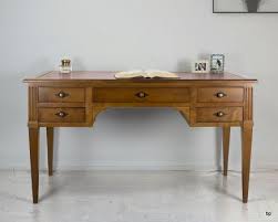 Commode bureau louis philippe en chêne du 19e siècle. Bureau 5 Tiroirs En Merisier Massif De Style Louis Philippe Moleskine Bordeaux