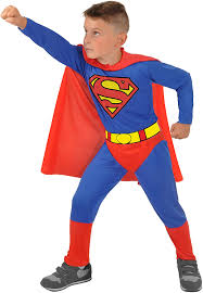 The character was created by writer jerry siegel and artist joe shuster. Superman Kostum Jungen Original Dc Comics Grosse 3 4 Jahre Amazon De Bekleidung