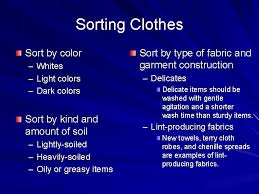 Too many clothes with too little water will leave them dirty with soap residue. Chapter 18 Caring For Clothes Clothing Storage Store