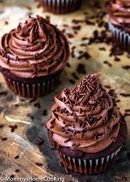 Homemade chocolate cupcake with chocolate frosting. Eggless Chocolate Cupcakes Mommy S Home Cooking