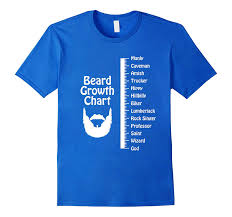 mens beard growth chart t shirt