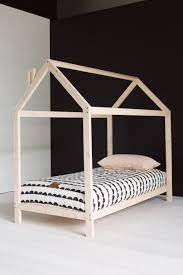 scandi chic bedroom for a little lady house bed house frame bed kids room inspiration