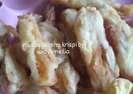 1 bks tepung beras roseband 2. Resep Pisang Goreng Kriuk Renyah Yang Enak Banget Bumbu Resep