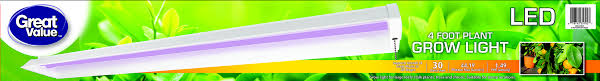 With an led grow light, you can make sure your herbs get everything that they need. Great Value Led Plant Grow Light 30w 4 Foot Plug In Fixture Non Dimmable Large Plant Light 1 Pack Walmart Com Walmart Com